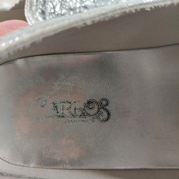 Carlos by Carlos Santana Sutton Silver Slip On Sneakers O599 - Picture 6 of 8